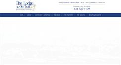 Desktop Screenshot of lodgeatoldtrail.com